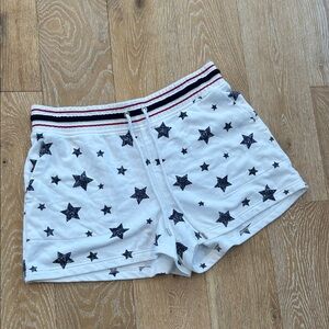 NWT Lou & Grey White Star Shorts